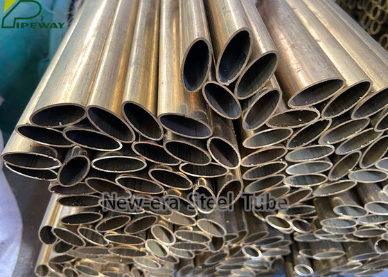 Ống hợp kim đồng hình bầu dục kéo cứng ASTM B135 C33000